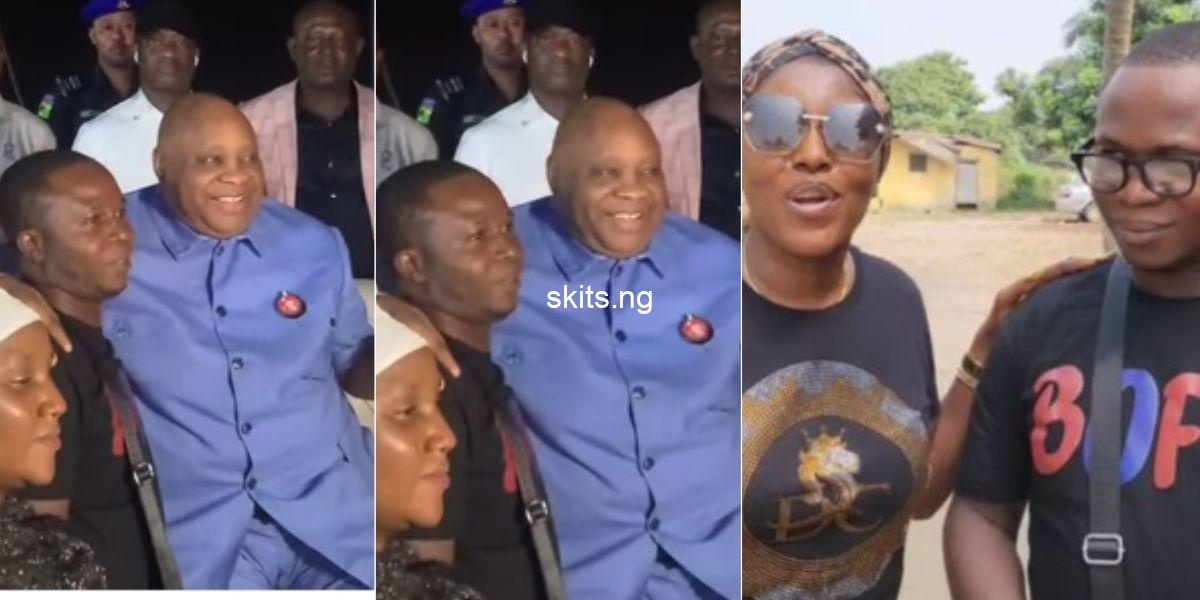 Man Sentenced To Death For Stealing A Fowl Meets Osun Governor After Pardon (Video)