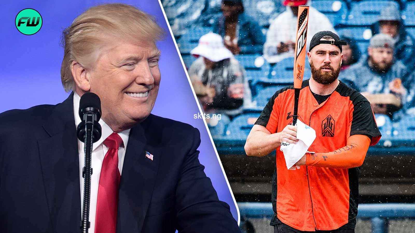 A marvel actress ballsy response to a president trump question resurfaces after travis kelce gets backlash for super bowl comment