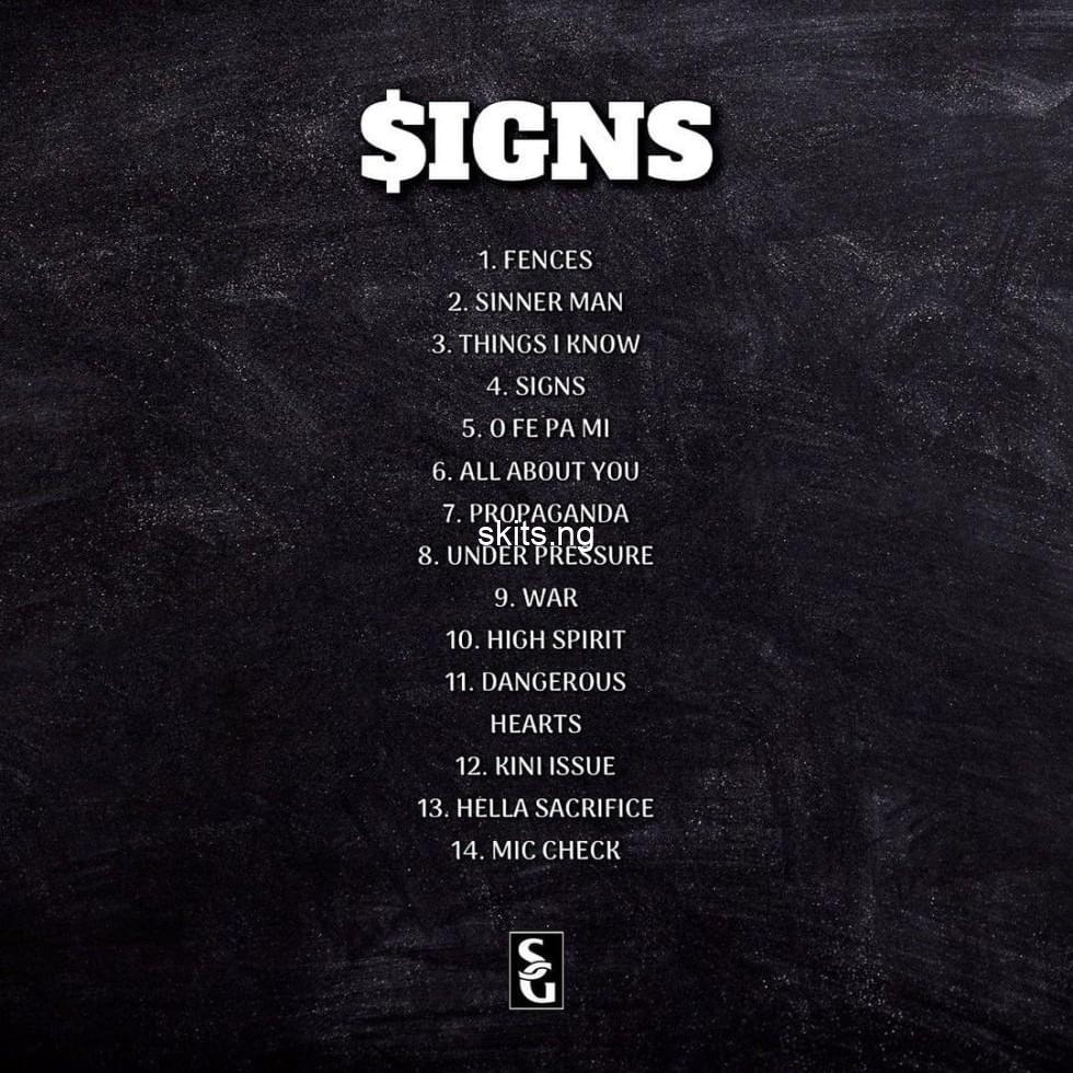 Album runtown signs album