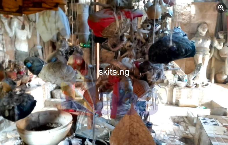 Anambra state government seals shrine linked to oke ite practice yahoo plus in okija photos