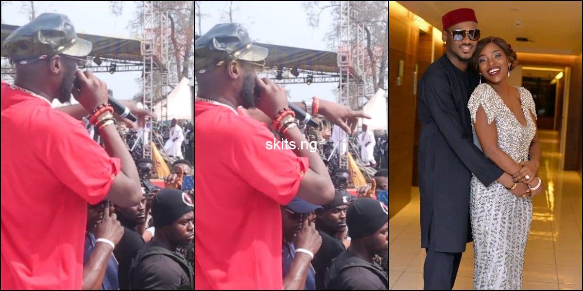 “Annie dey house, but here we are still searching” – 2Face says while performing at recent event