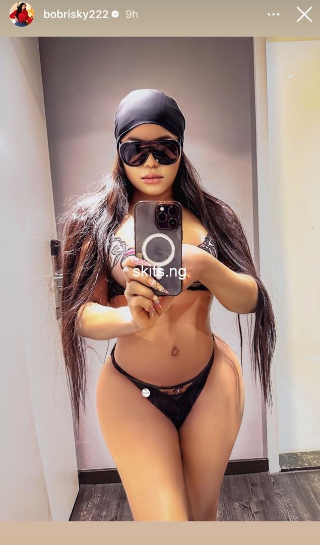 Bobrisky shows off his curves in new photo