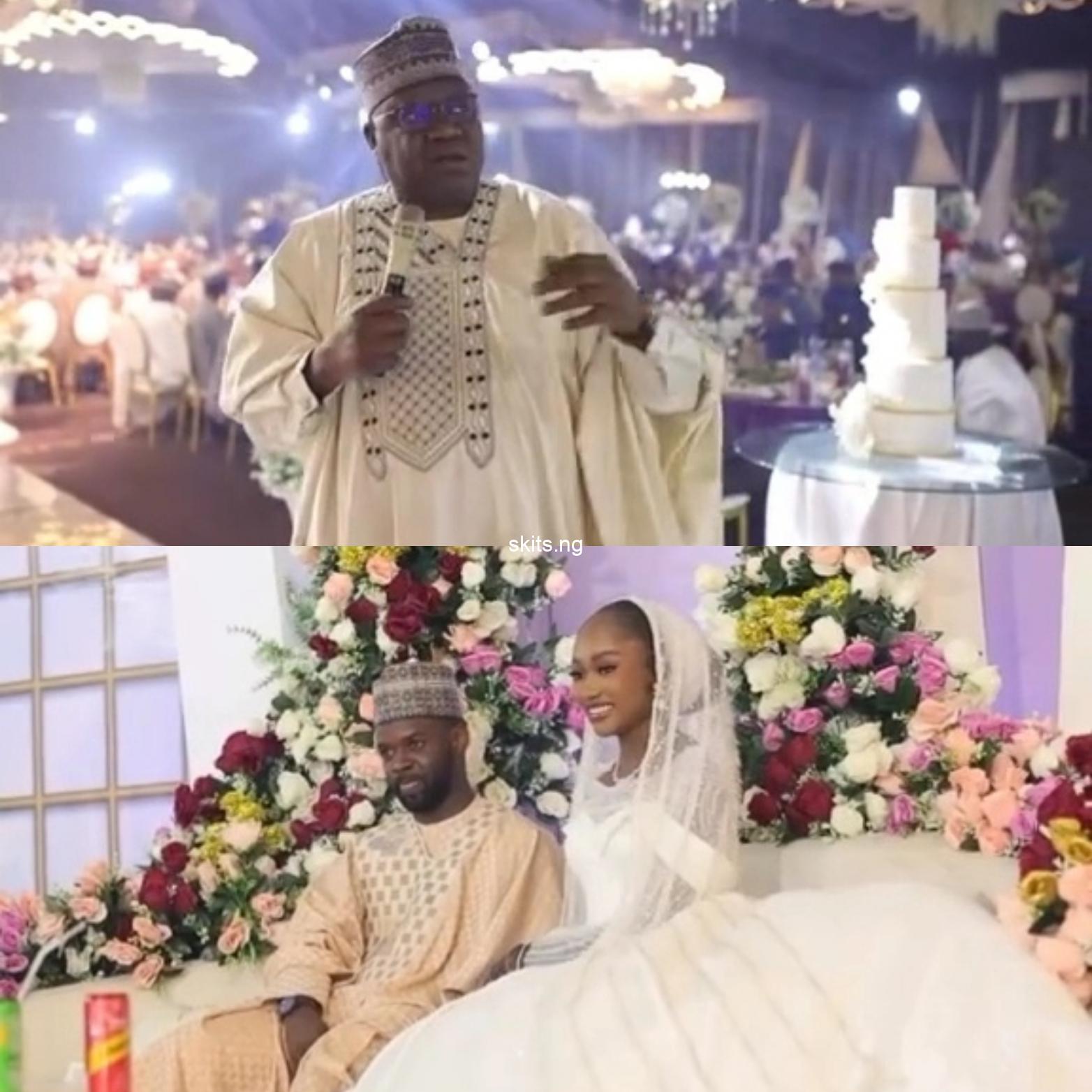 Brides father cautions groom against insisting on outdated traditional marriage values video