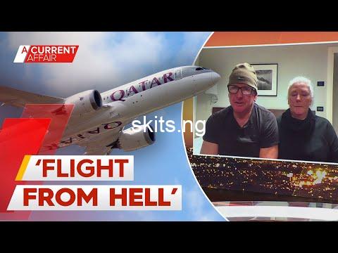 Couple left traumatized after forced to sit next to corpse on plane for hours after passenger died mid flight video