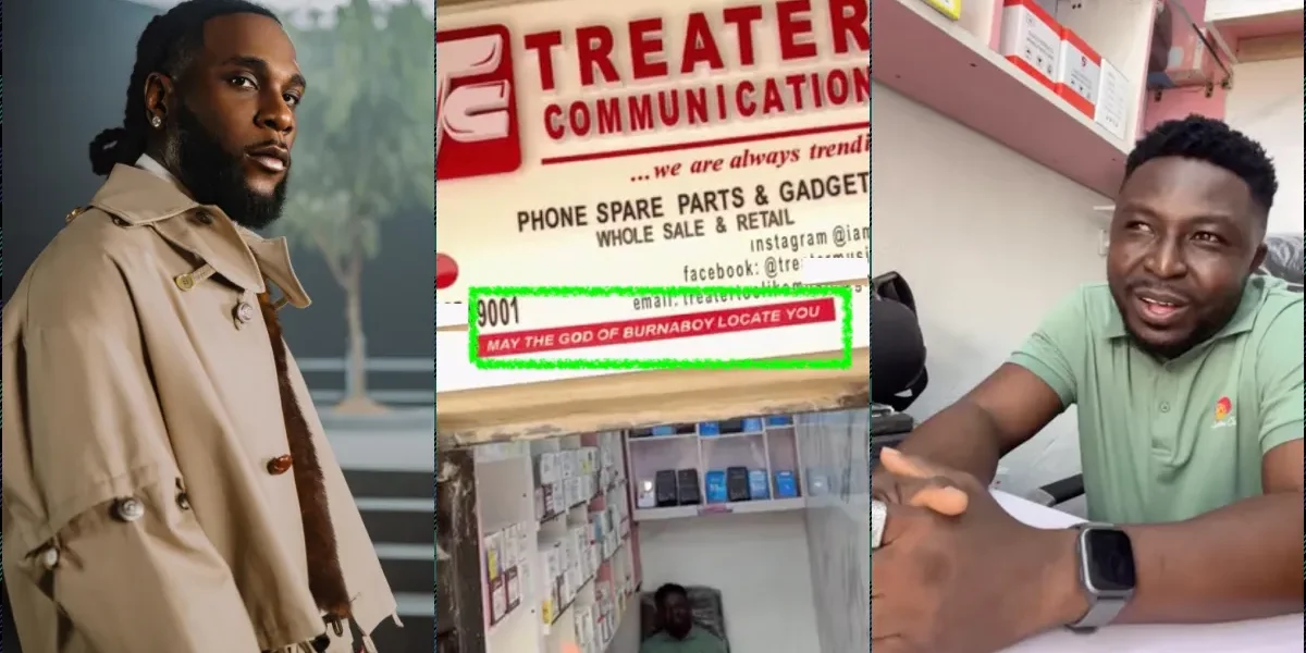Cubana chief priests brother opens new store after 30k gift from burna boy