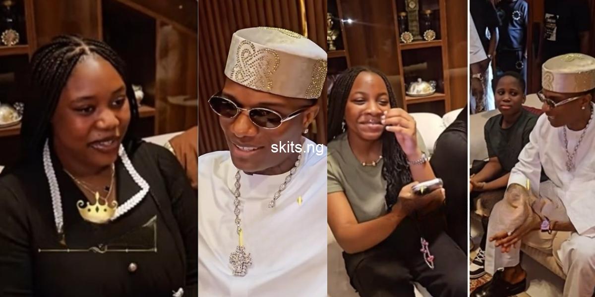 “Do you drink Garri?” – K1 De Ultimate’s children quiz Wizkid