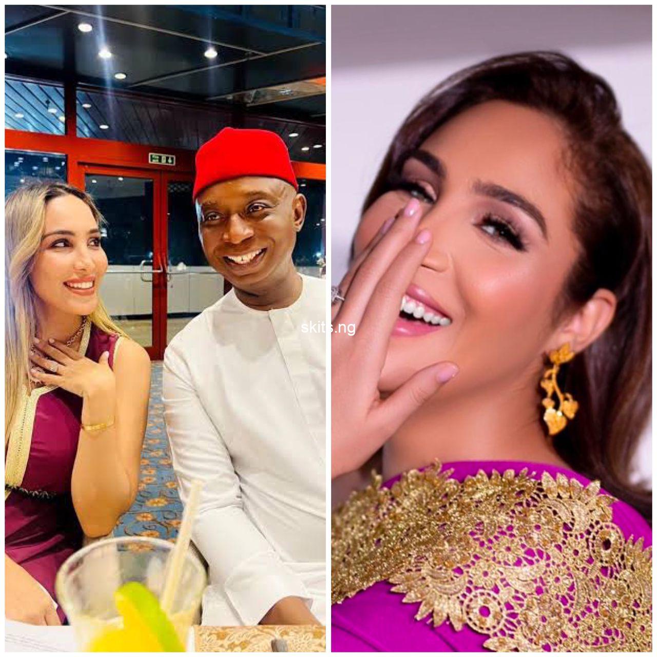 “Happy Birthday, my love” – Ned Nwoko, celebrates his Morrocan wife, Laila