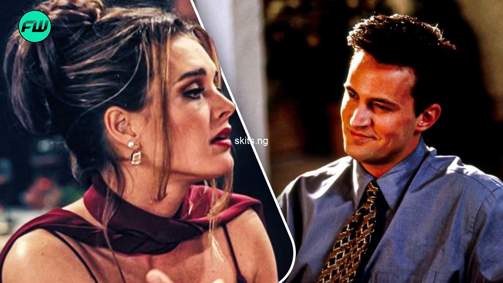 I just wanted to be funny brooke shields gave matthew perry a taste of his own medicine on friends but the prank left her injured