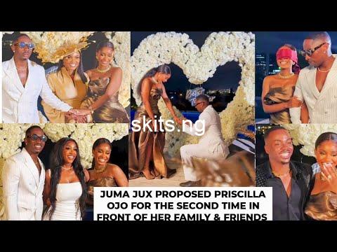 Juma jux proposes to priscilla ojo for the second time in tanzania video