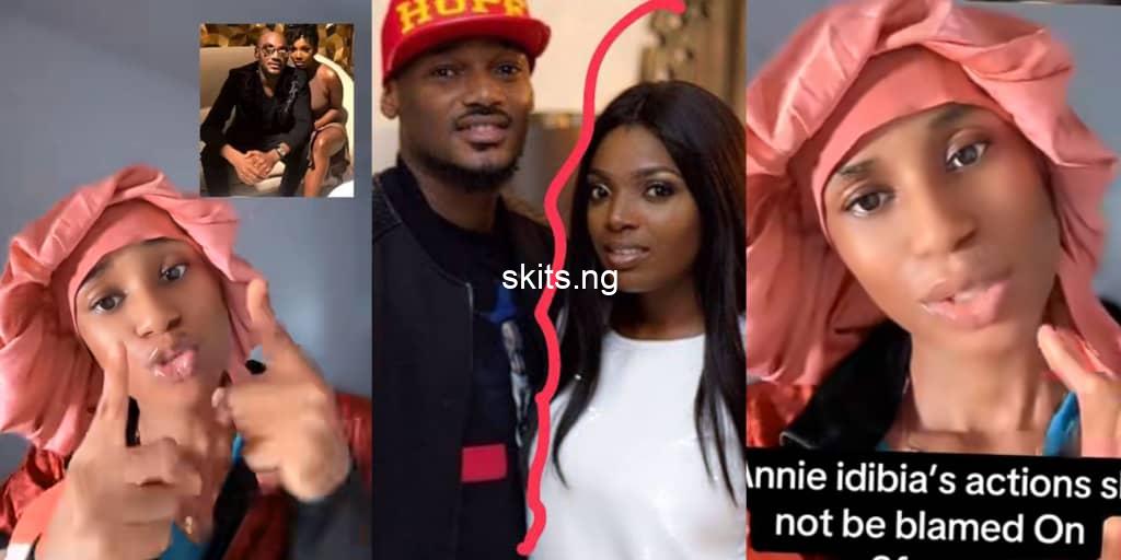 Lady slams Annie Idibia, blames her for marriage collapse