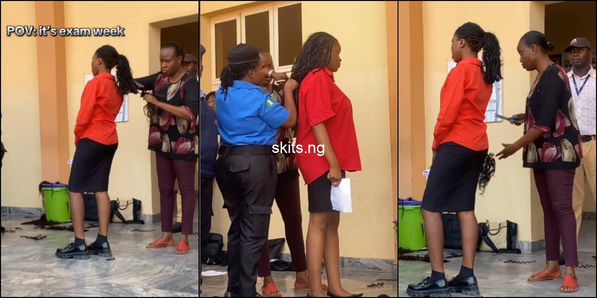 Outrage trails viral video of university staff cutting off female students’ braids