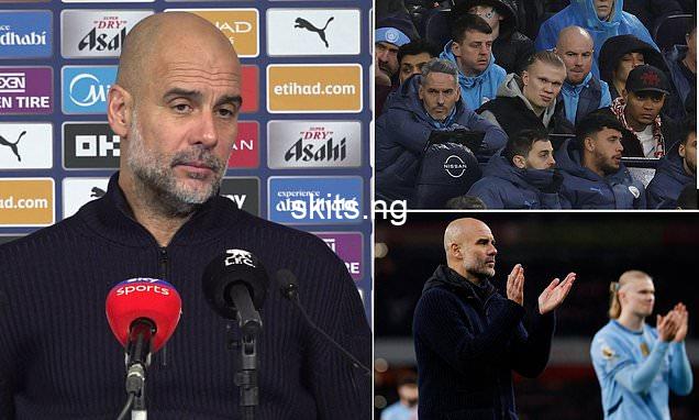 Pep guardiola gives injury update ahead of liverpool clash