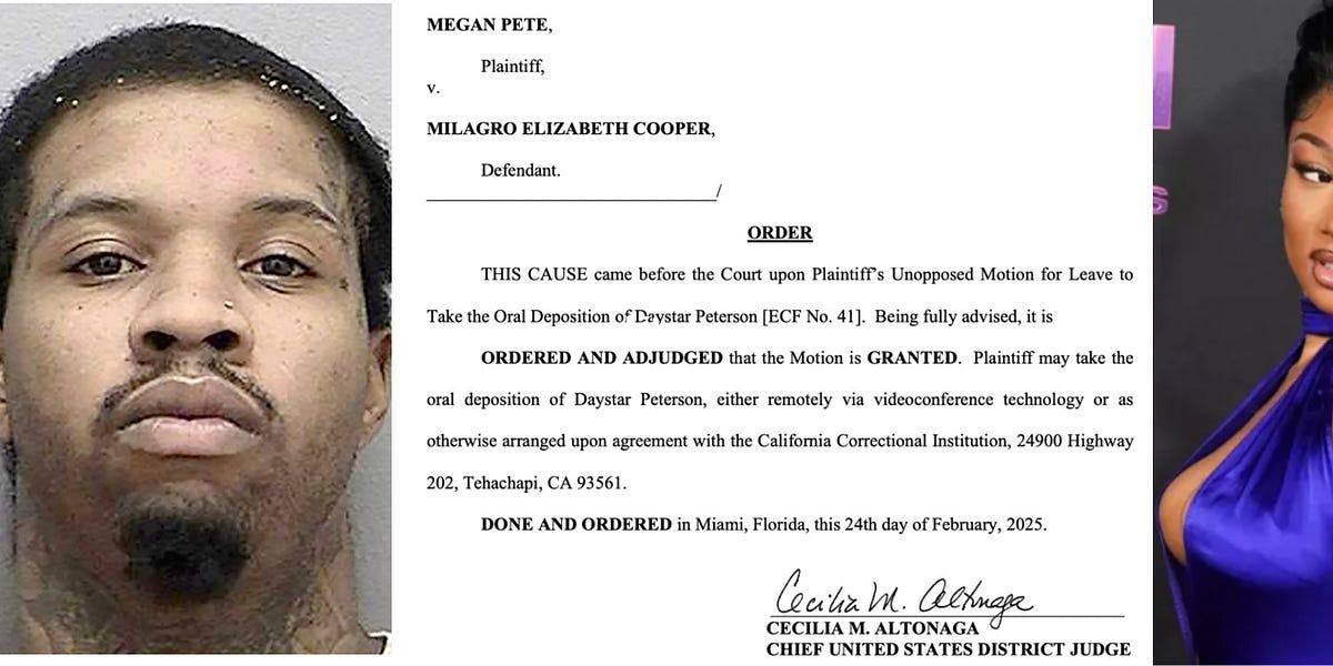 Rapper megan thee stallion wins ruling to depose tory lanez in prison for defamation lawsuit