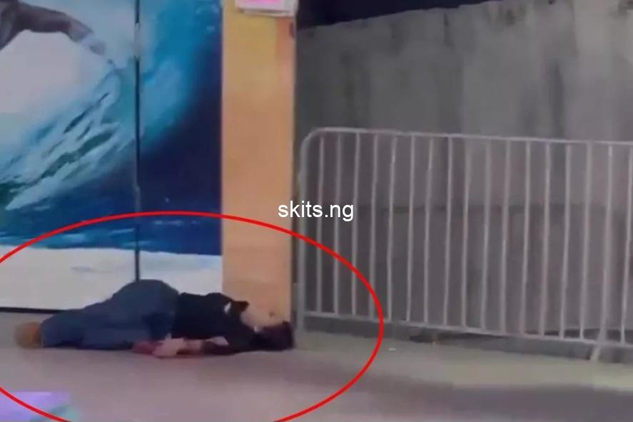 Terrifying moment teen girl was thrown from spinning fairground ride in front of screaming kids video