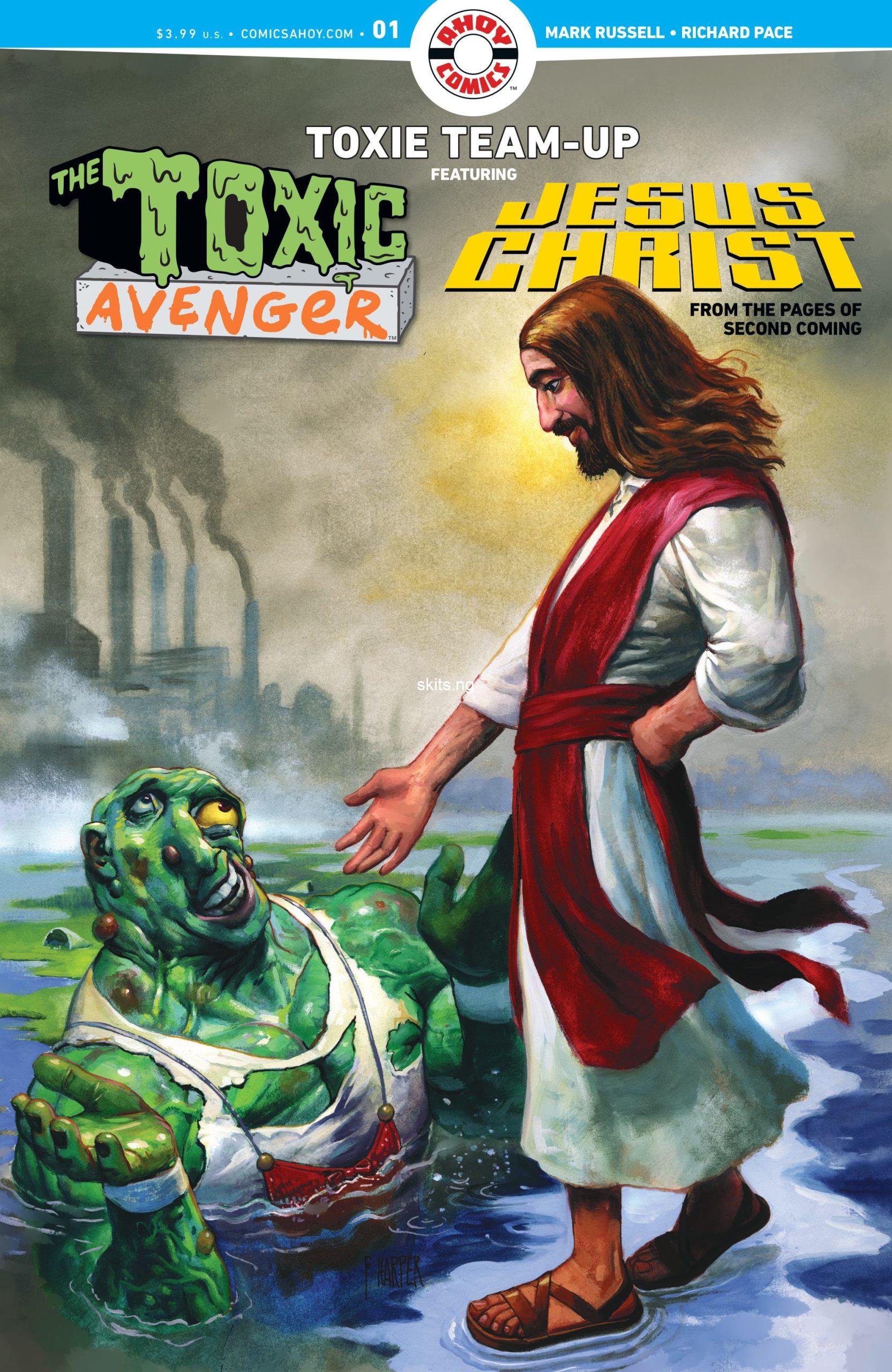 Toxic avenger teams with jesus in 2025s most unlikely comics crossover
