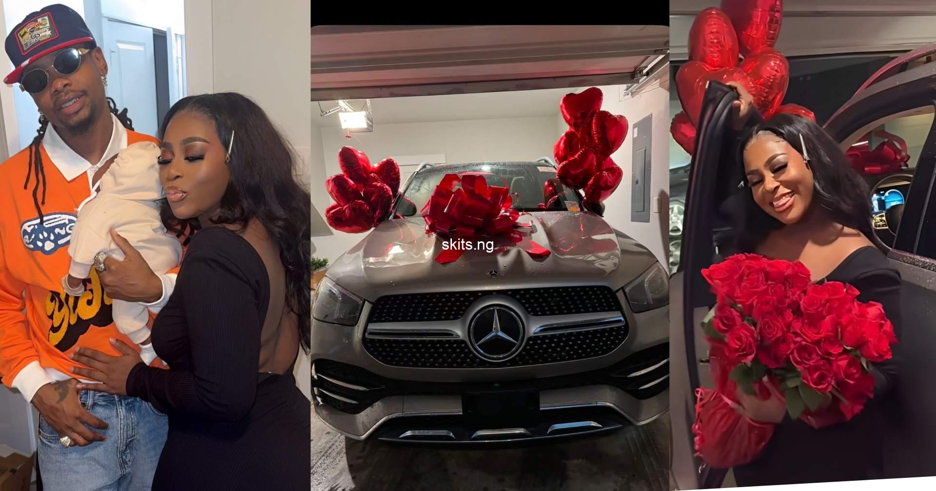 Yhemolee gifts wife Mercedes Benz as push present