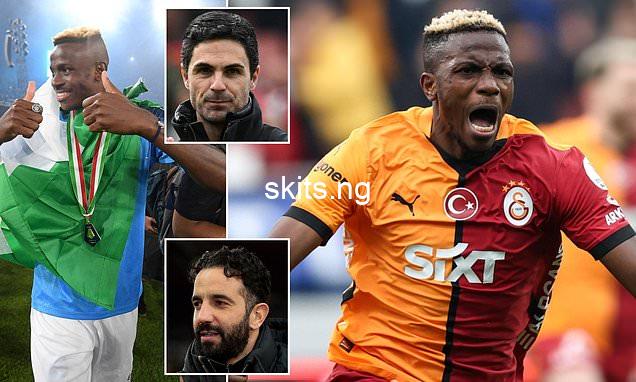 Arsenal and man united among five clubs in the running for victor osimhen
