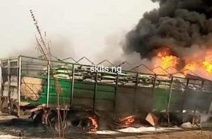 Fuel Tanker Explodes In Kwara, Scores Of Passengers Feared Dead (Video)