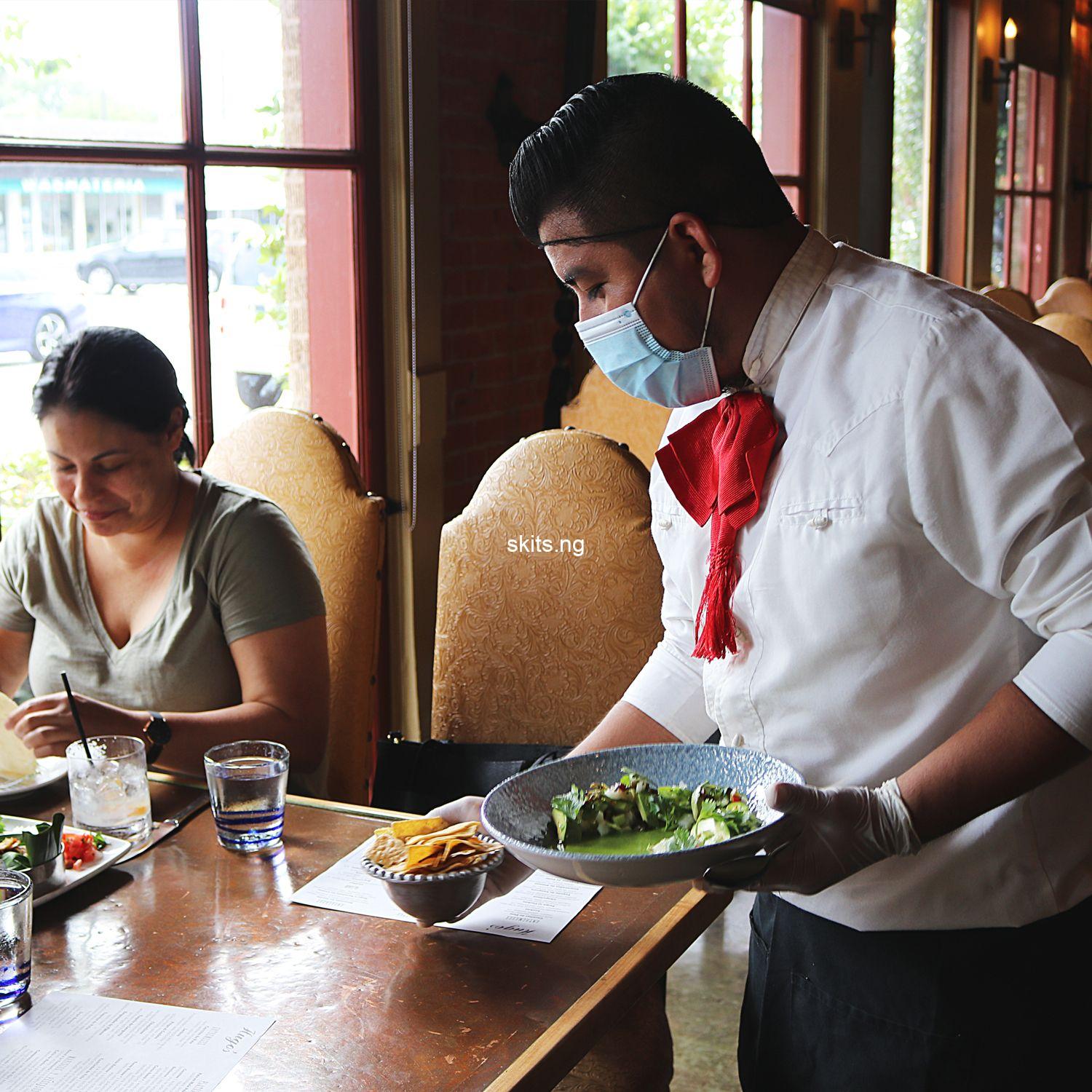 He visited a local food joint for lunch but fell in love with the hard working lady he met