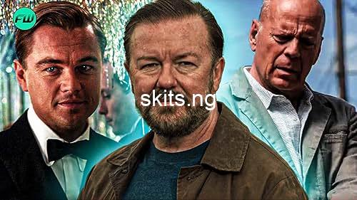 I know hes your friend ricky gervais slammed hollywood elites years before epstein list named leonardo dicaprio bruce willis and more