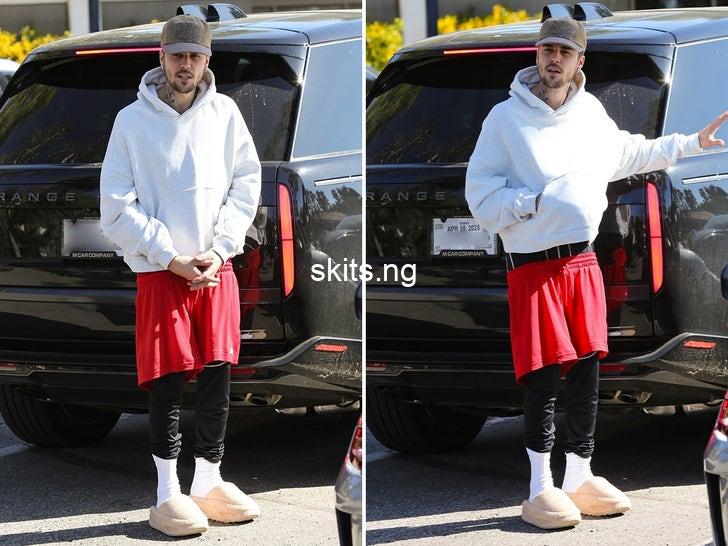 Singer justin bieber snaps at disrespectful paparazzi after breakfast with wife hailey