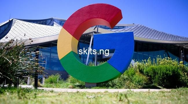 Large Google logo is seen at Googles Bay View campus FilesUsTechGoogleEarnings