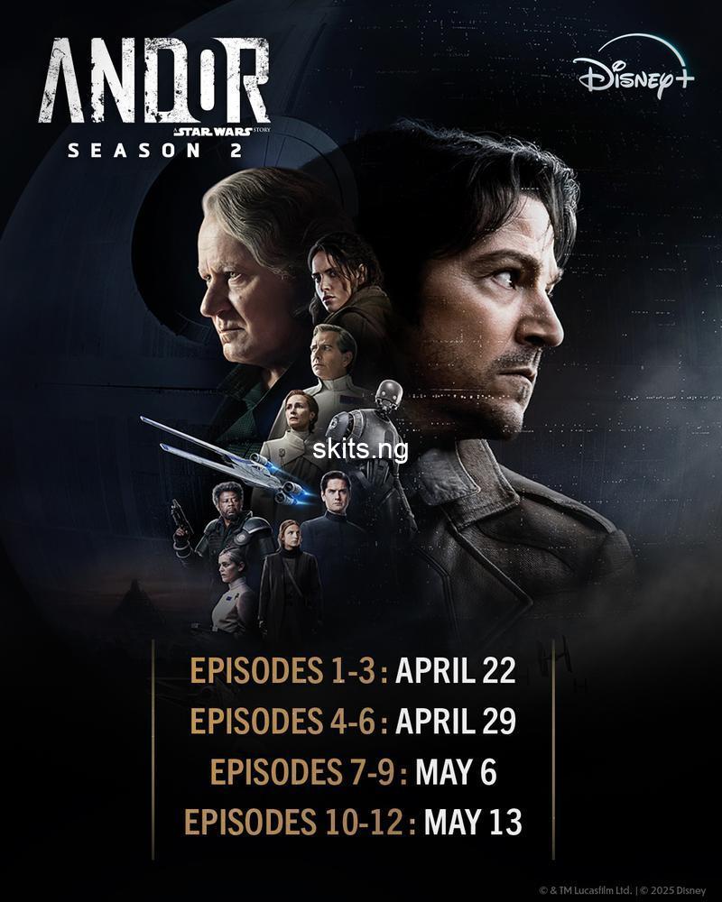 Andor season 2 episodes 10 12 release date time where to watch