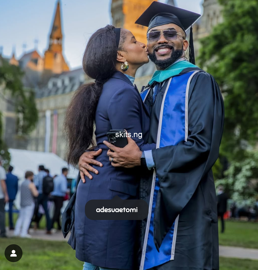 Banky w shares photos from his graduation ceremony from u s university