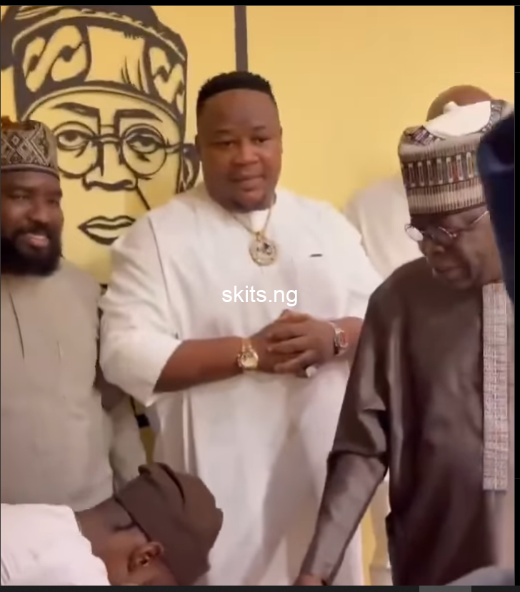 Davido introduces his crew member to president tinubu during recent visit video