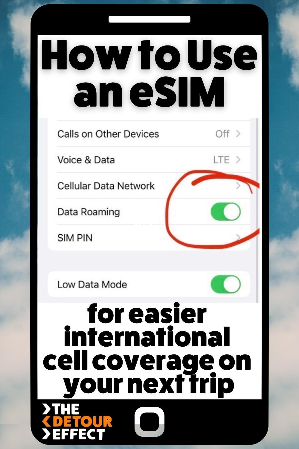 How to save on roaming with an esim