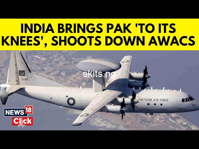 India shoots down pakistan air forces awac