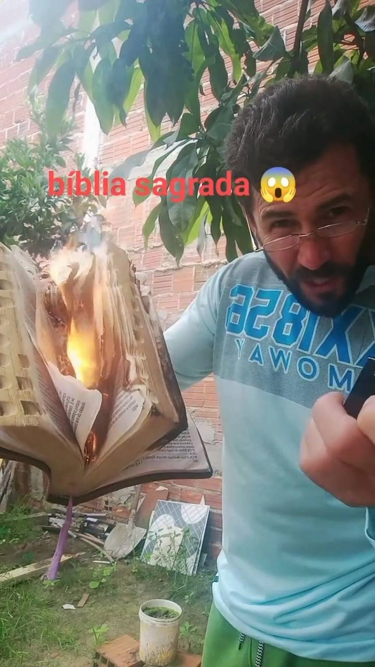 Man who burned a bible and posted clip on social media is found shot dead