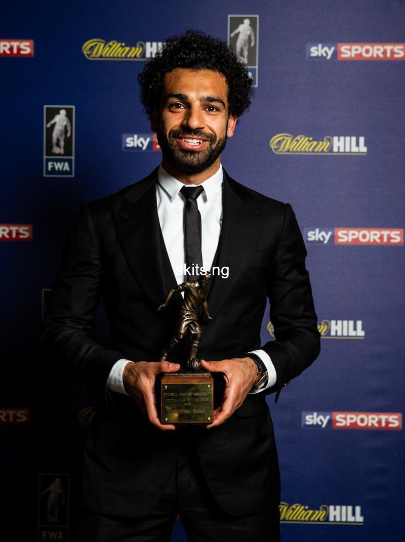 Mohamed salah becomes fwa footballer of the year