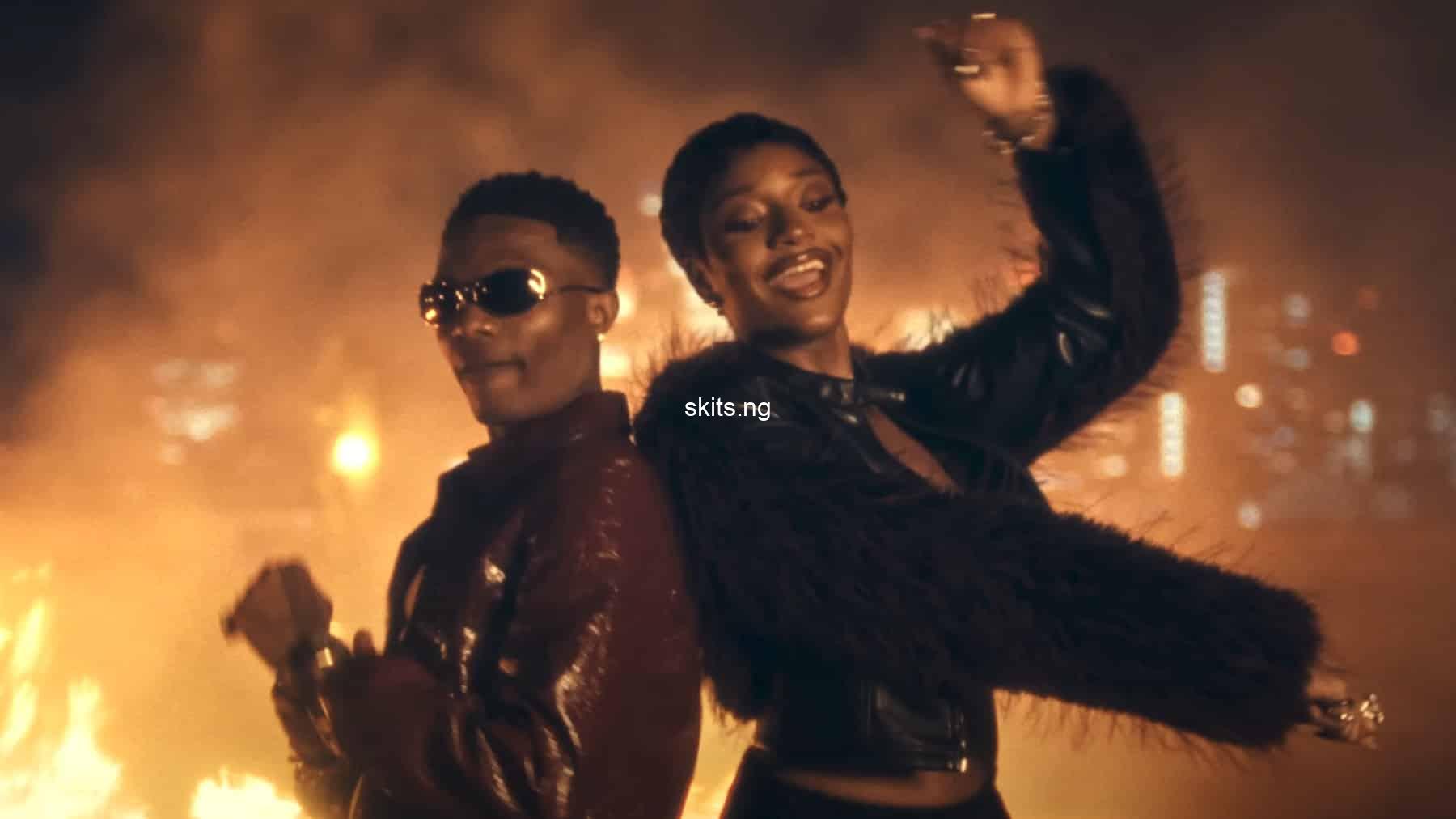 Music video ayra starr wizkid gimme dat