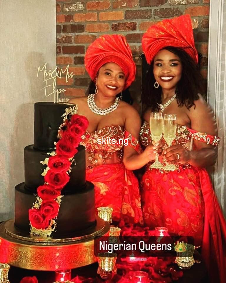 Nigerian lesbians relocate abroad get married in the us photos