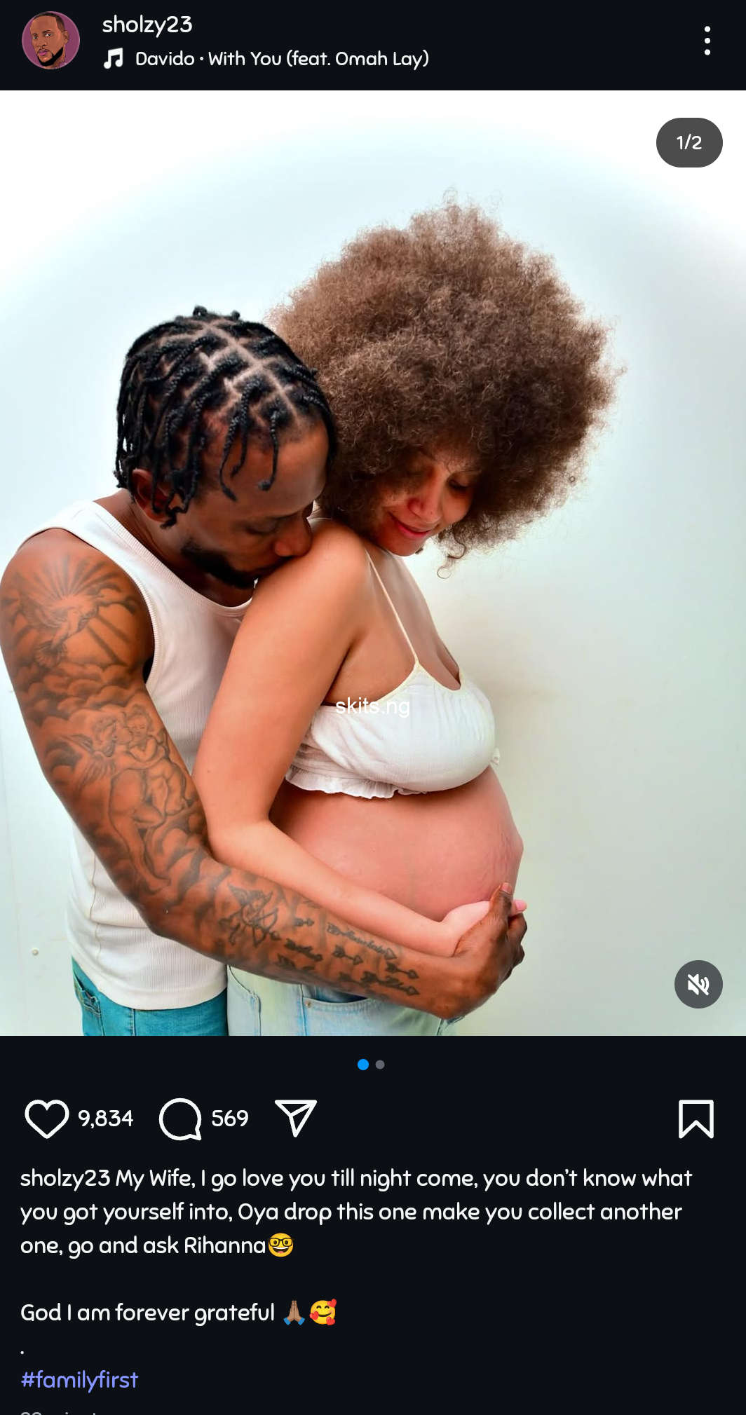 Omashola welcomes baby with wife shares emotional delivery moment video
