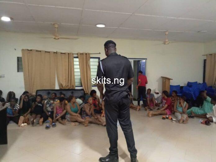 Police arrest 32 nigerian women and 10 ghanaian men for prostitution drug offences video