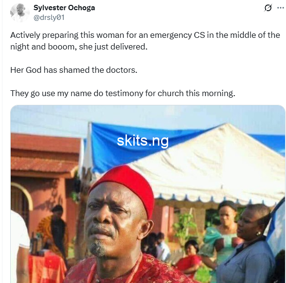 They will use my name during testimony in church nigerian doctor says after pregnant woman delivered while preparing her for emergency c section