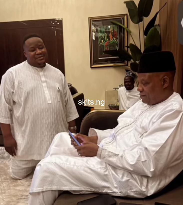 This is my father cubana chief priest kneels before vp shettima video