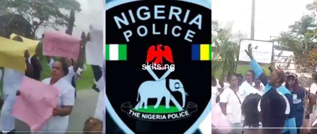 Unical nursing students protest as police arrest 3 nurses for allegedly stealing deceased patients sim