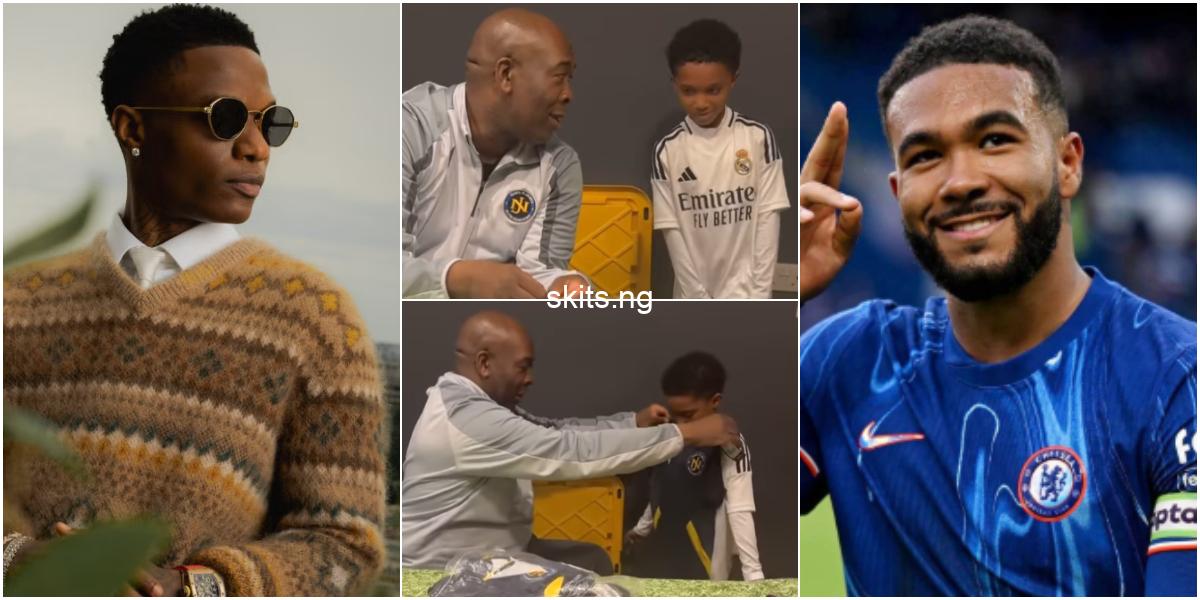 Wizkids son zion joins football academy owned by chelsea star reece james father