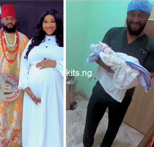Yul edochie shares adorable video of him cuddling his daughter storm