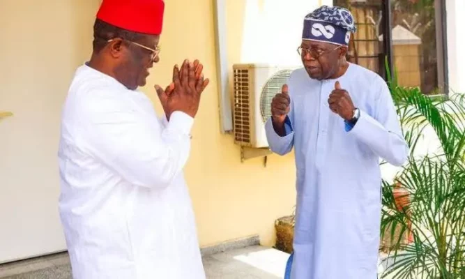 After god my loyalty lies with tinubu umahi