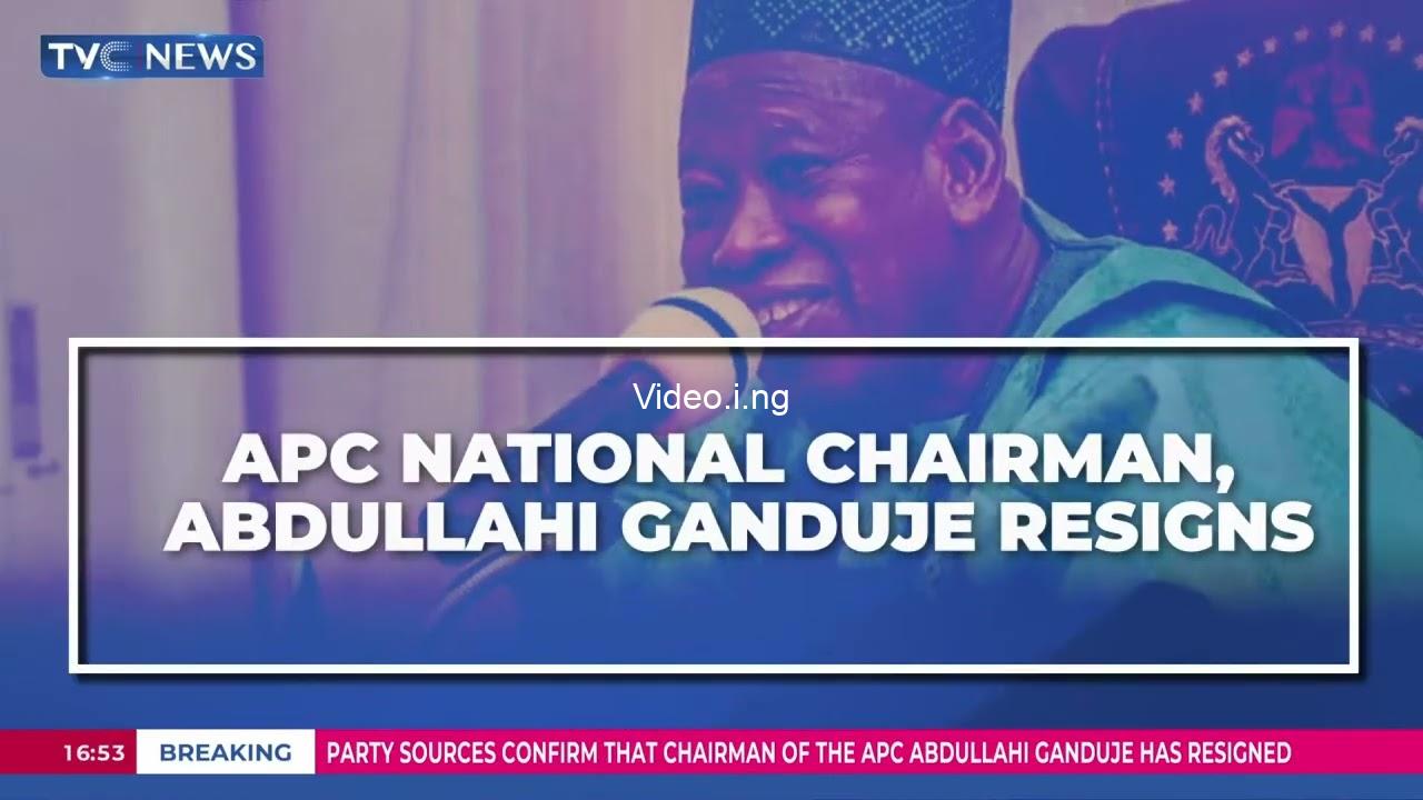 Apc national chairman abdullahi ganduje resigns