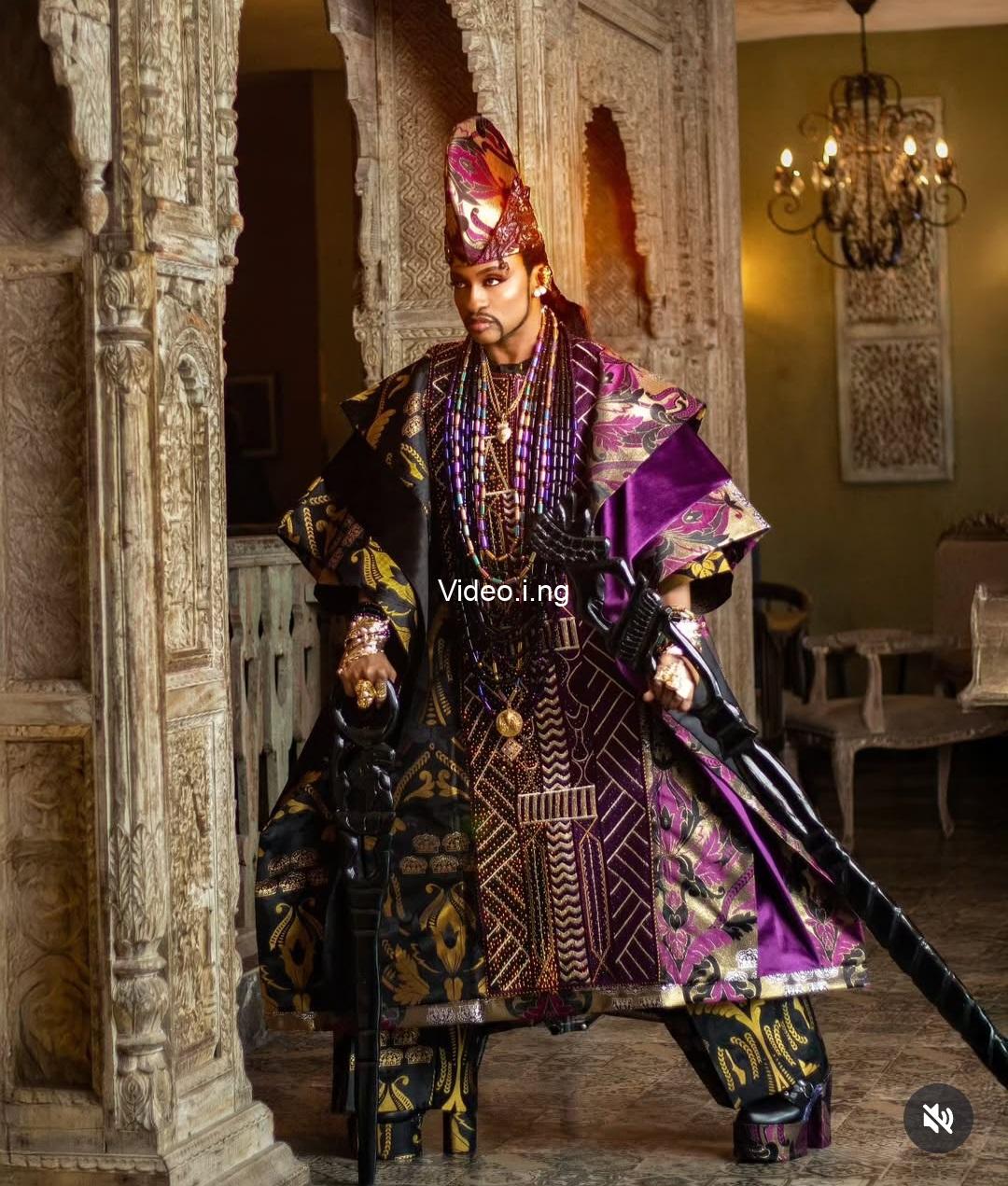 Denrele edun celebrates 44th birthday with regal photos