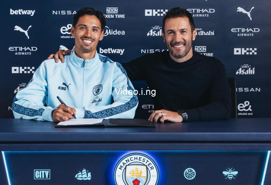 Man city complete 46 3m deal to sign midfielder tijjani reijnders from ac milan on five year contract