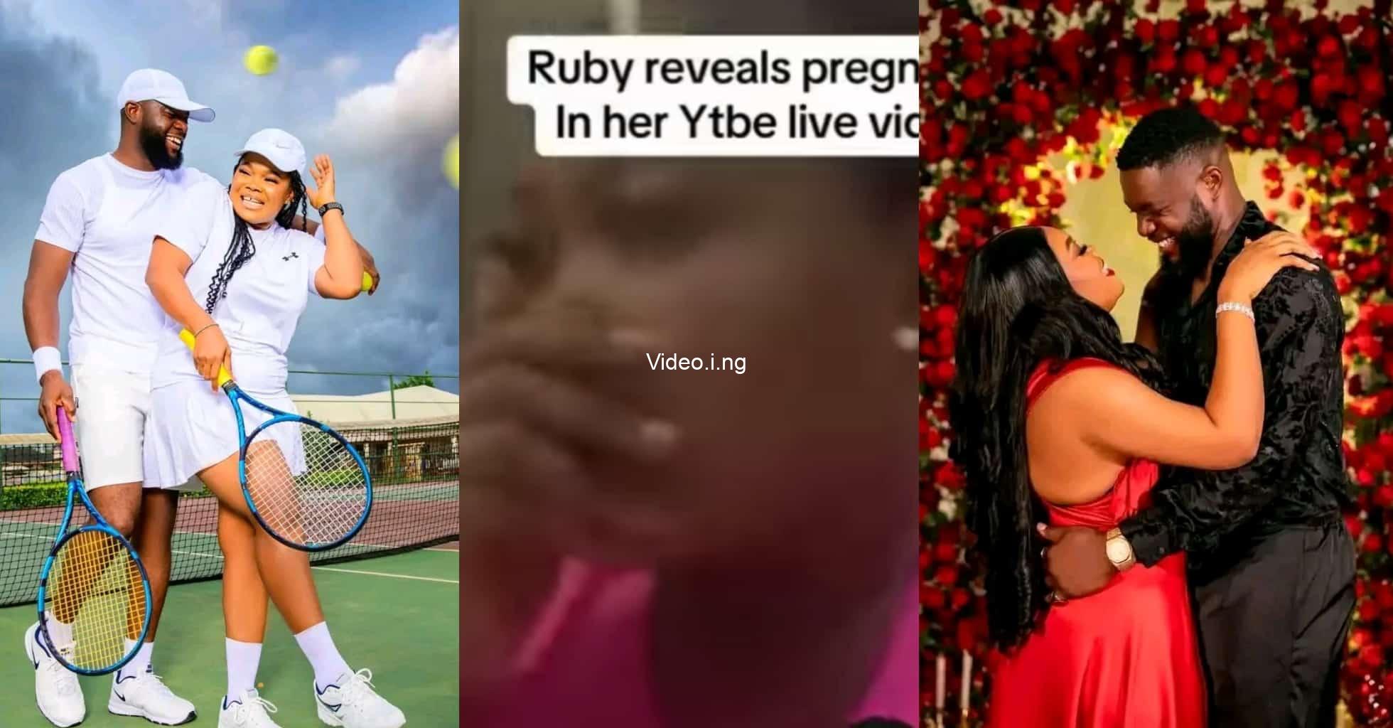 Moment ruby ojiakor hints at expecting first child with moc madu youtube live video