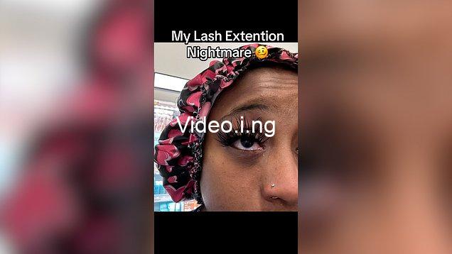My eyes were burning woman hospitalised after lash extension nightmare