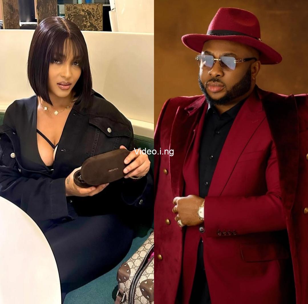 Rosy meurer reacts to reports that husband olakunle churchill has been beating her