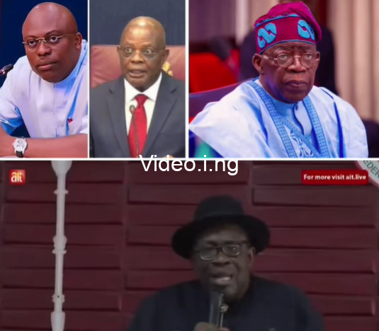 You cannot be celebrating democracy and trampling your big presidential foot in rivers state senator dickson seriake knocks tinubu for failing to reinstate fubara